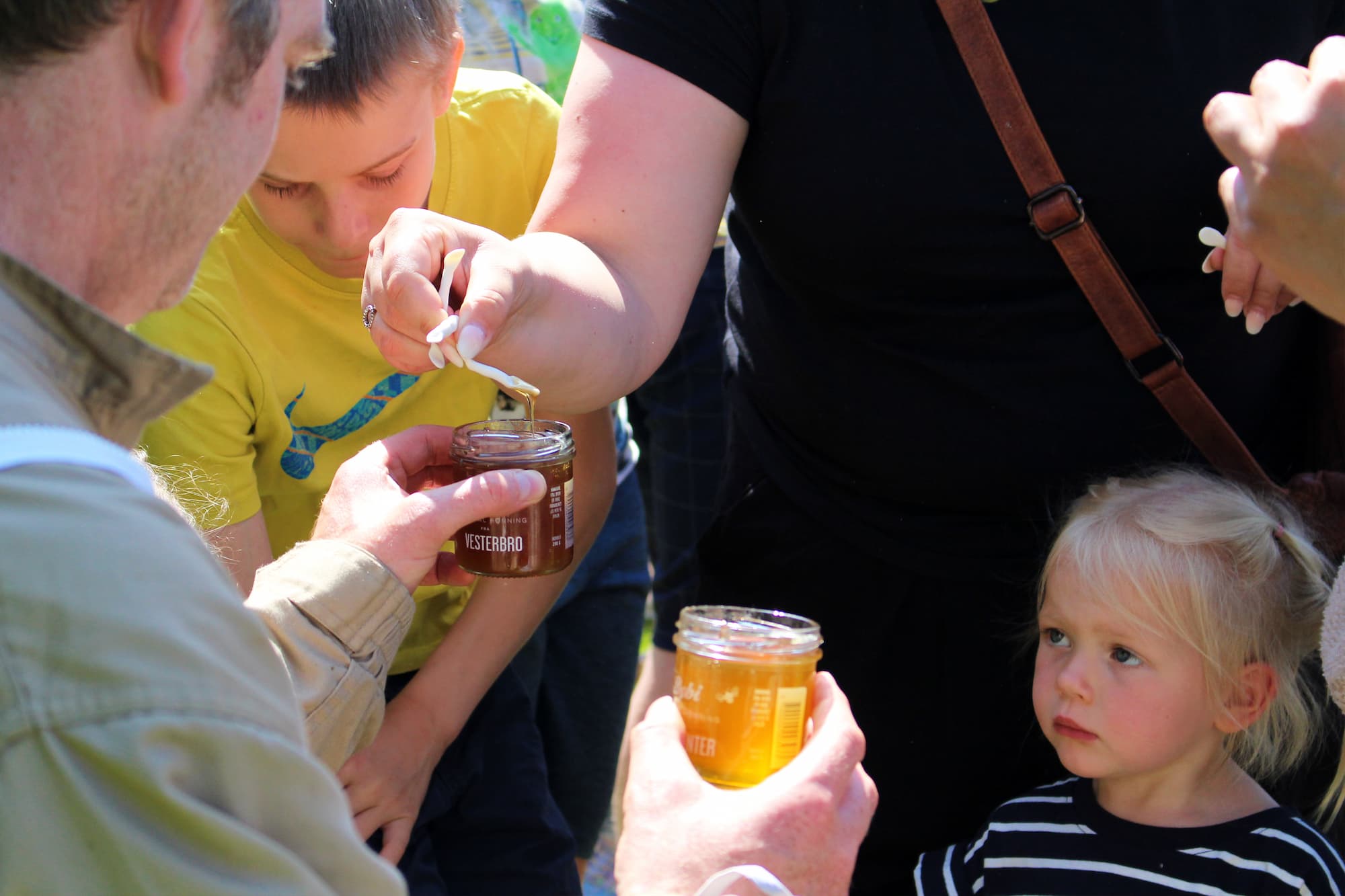 Bybi stod for en honningsafari til Naturdag i Ørestad Nord.