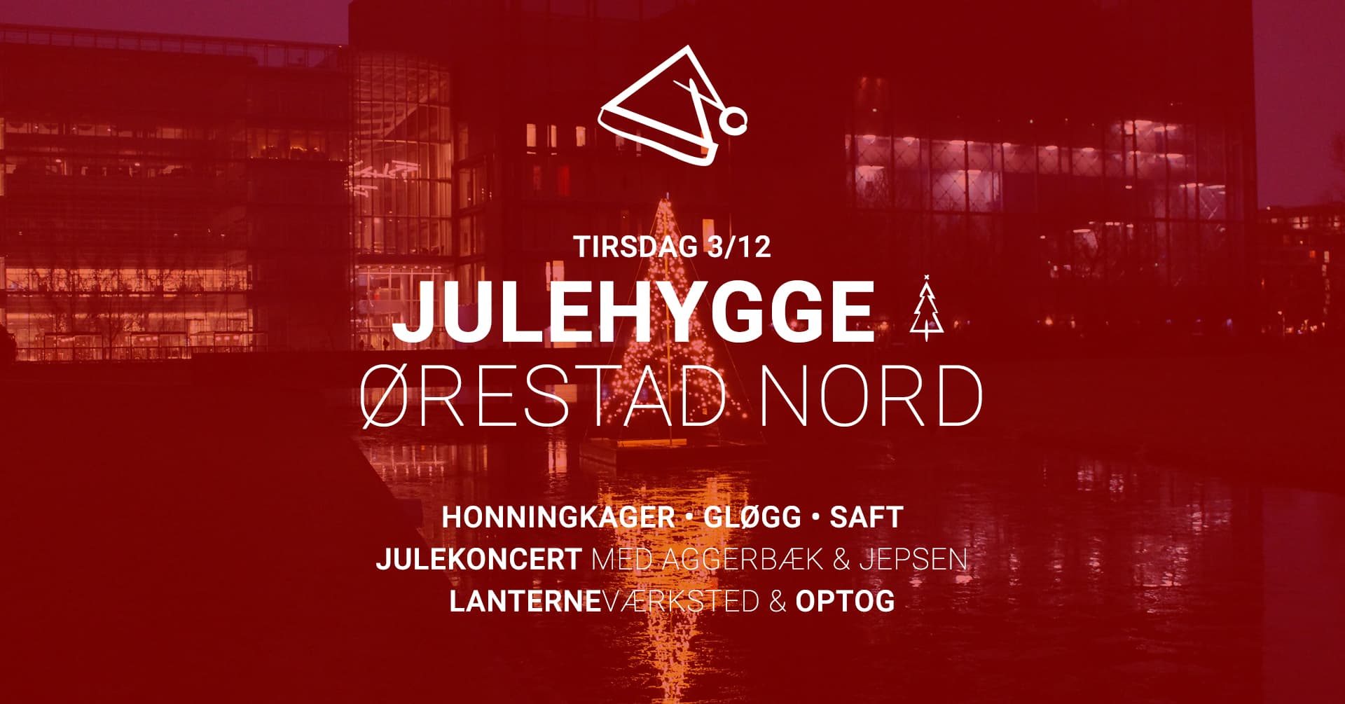 Kom til julehygge i Ørestad Nord tirsdag den 3. december 2024.