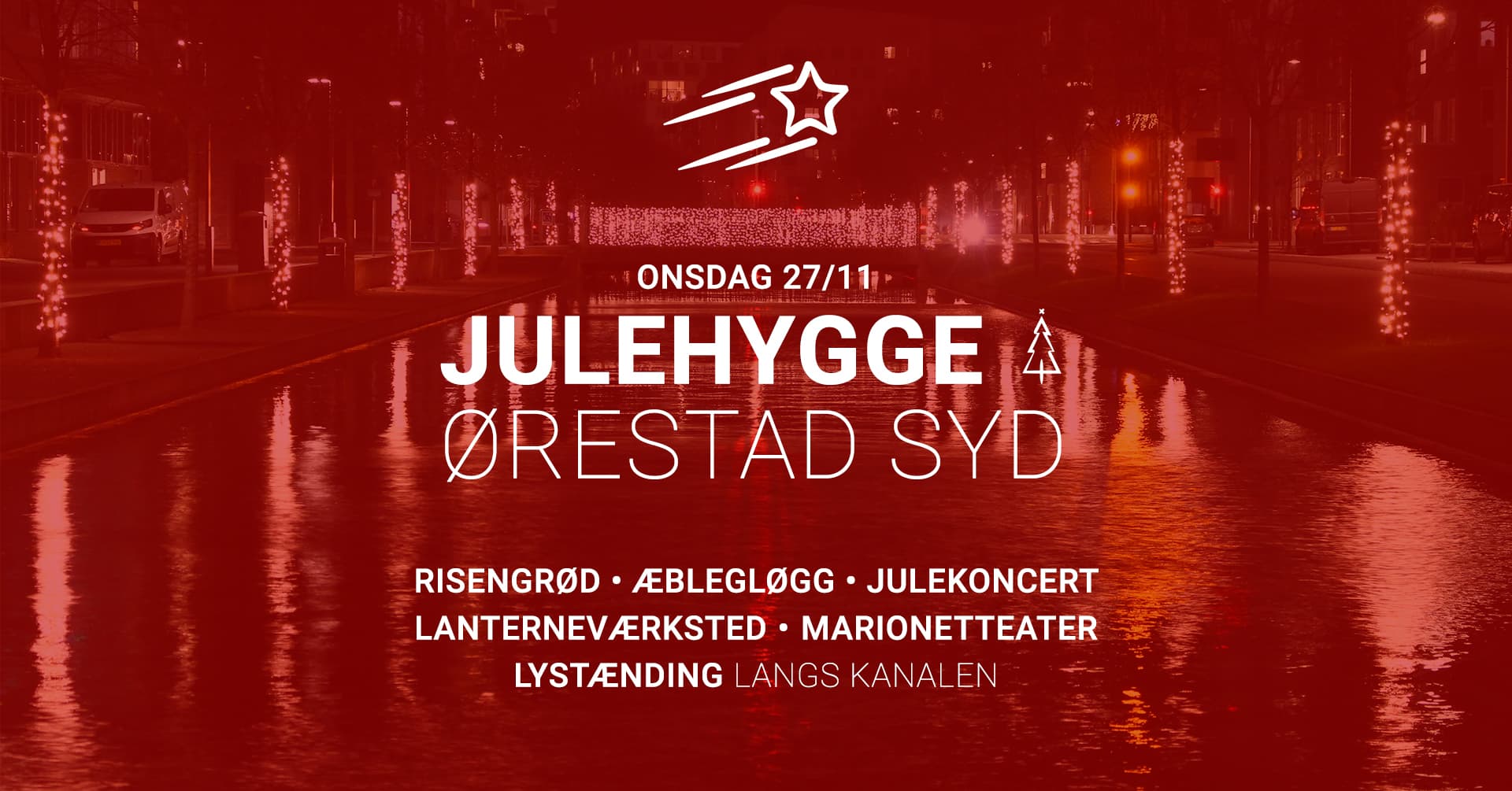 Kom til julehygge i Ørestad Syd onsdag den 27. november 2024.