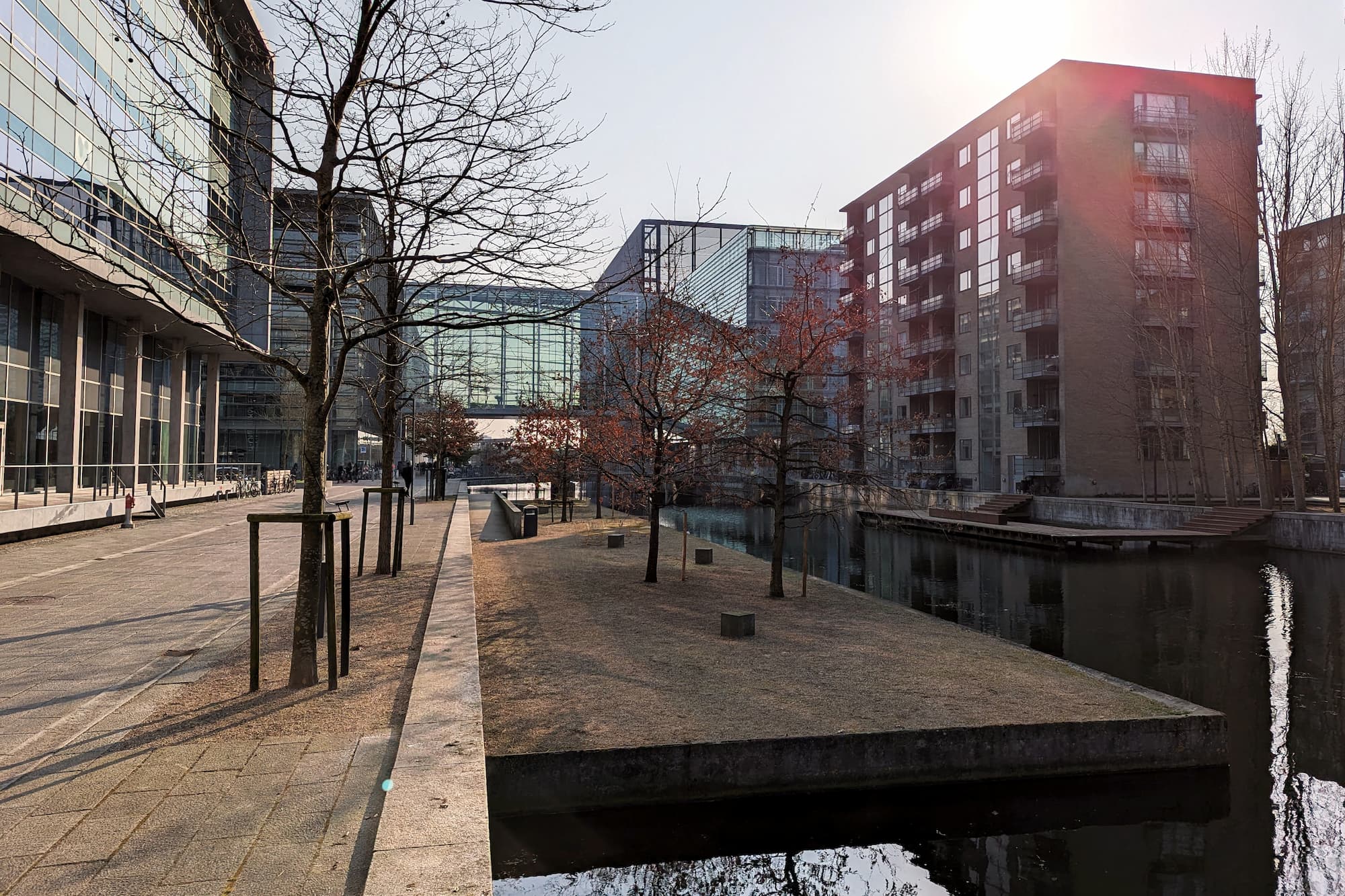 I 2025 ser Ørestad Nords bestyrelse frem til at forvandle endnu flere af grusarealerne langs Emil Holms Kanal, så der bliver endnu grønnere langs vandet.