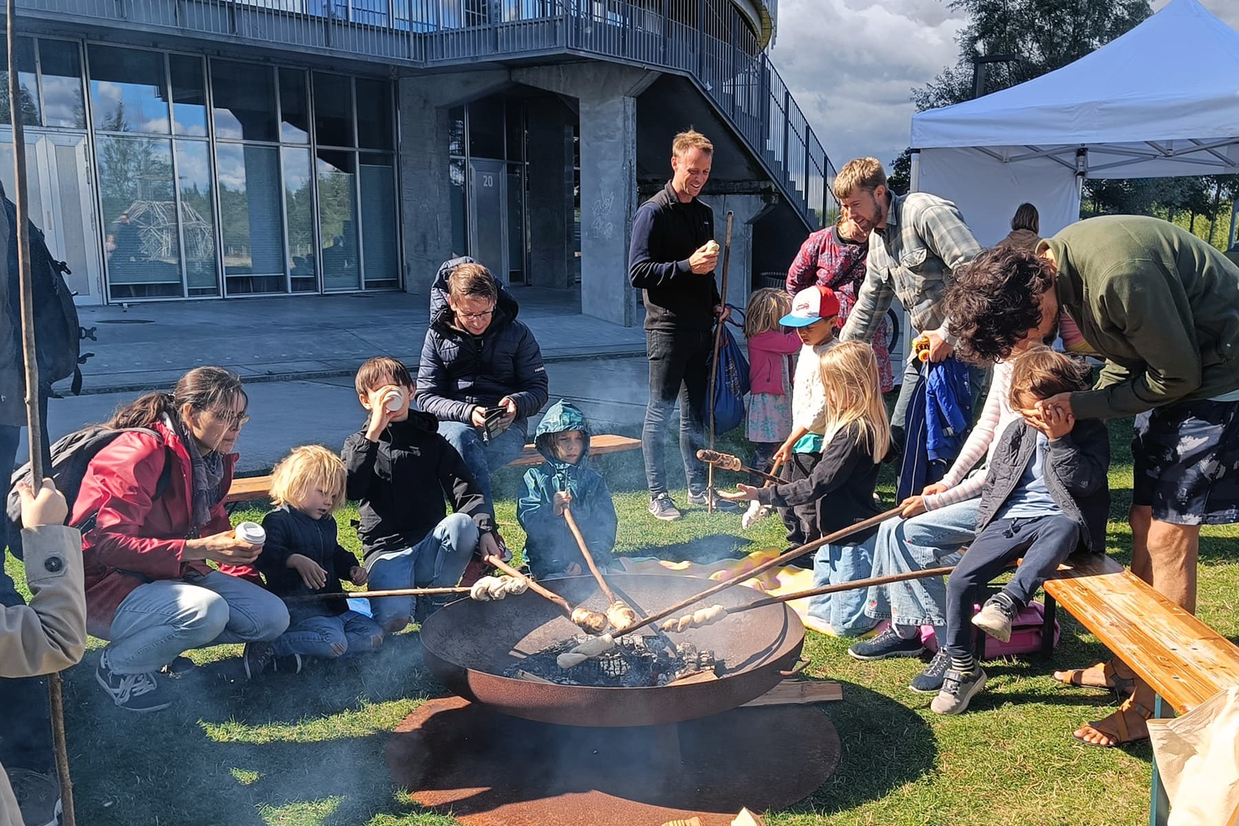 Snobrød var et hit.