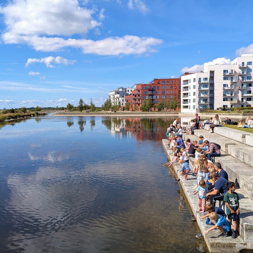 Søerne i Ørestad Syd.