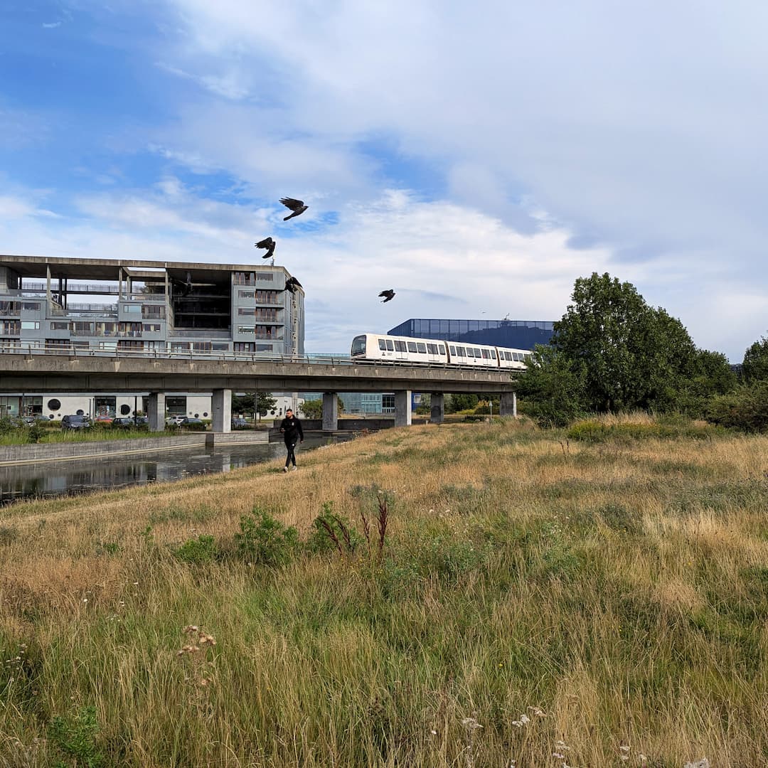 Ørestad Nord set fra Ørestads Boulevard.