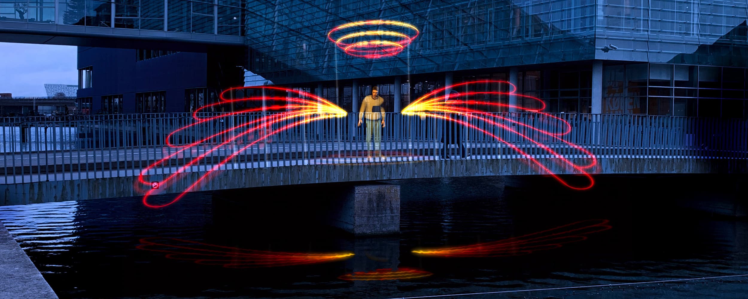 ReFLECT er et af de lysværker, man kan opleve i Ørestad under Copenhagen Light Festival i 2026.