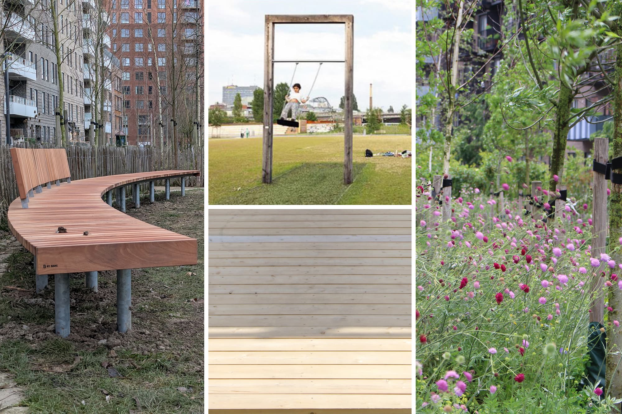 Ud over en makeover af terrænet kommer der blandt andet berlinergynger, en specialfremstillet bænk og en træponton, så man kan komme endnu tættere på vandet.