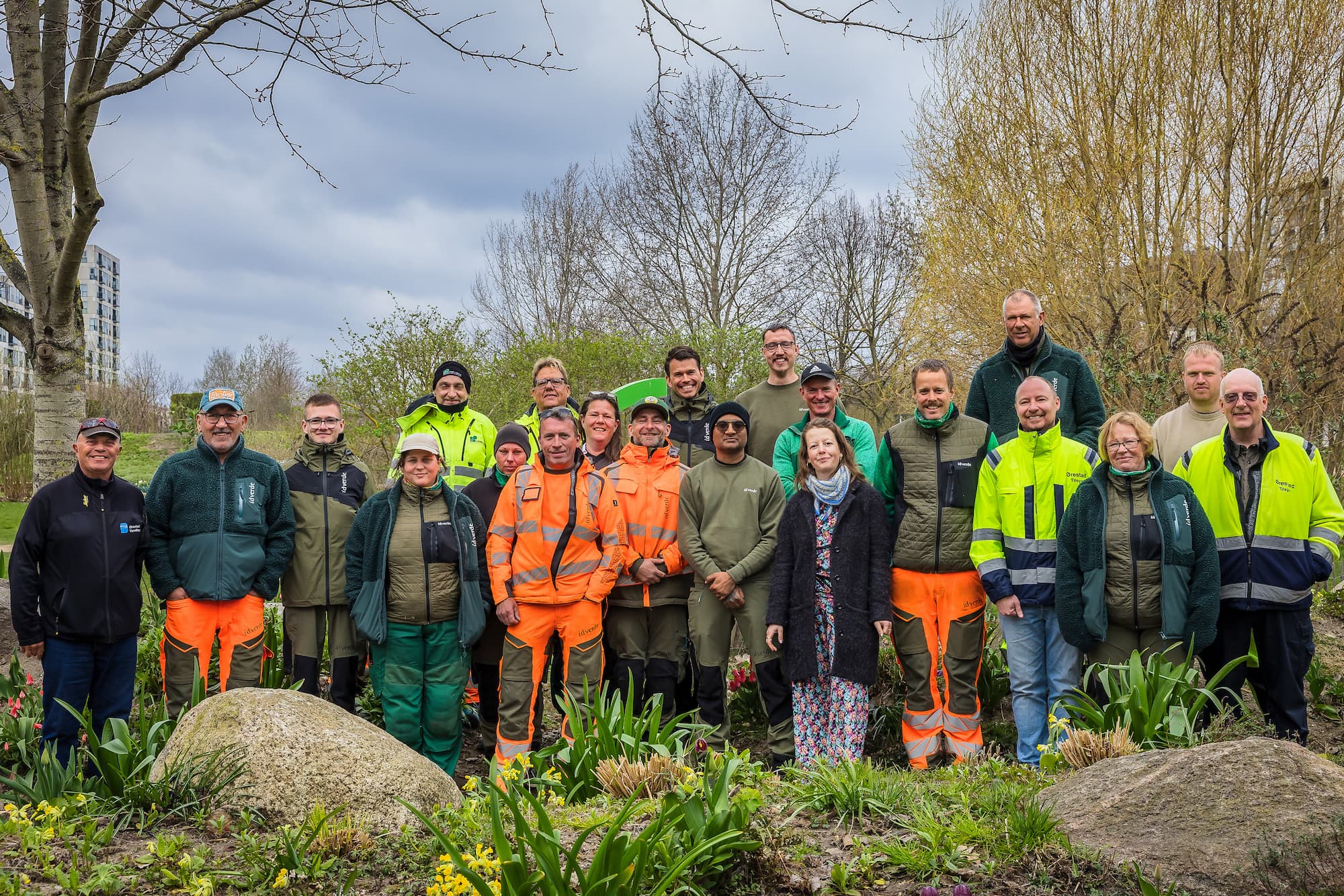 Grundejerforeningssekretariatet og driftsoperatøren idverdes Ørestadsteam. Foto: Berit Hultmann Jørgensen