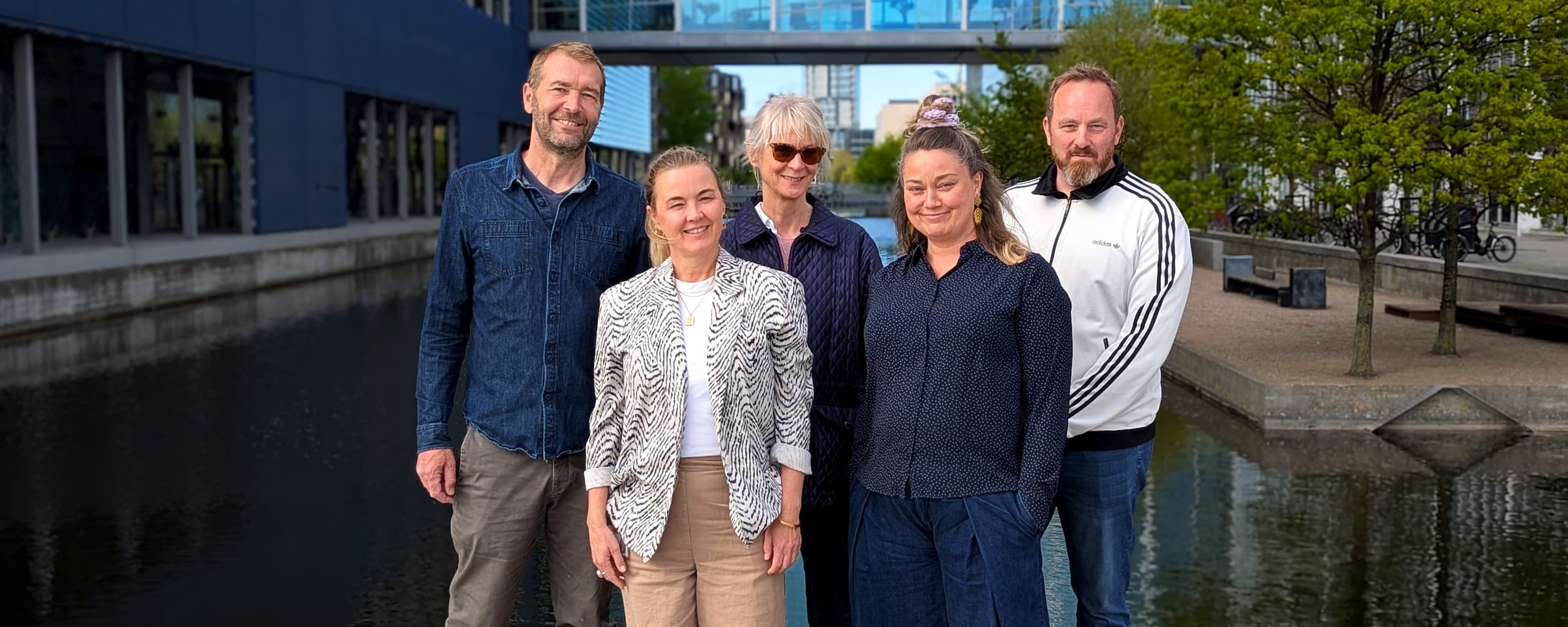 Ørestad Nords bestyrelse i 2026. Fra venstre: Corentin Bauer, Pernille Toft, Heidi Christiansen, Thilde Sørensen, Frank Rostrup. Ikke til stede: Helle Dahl