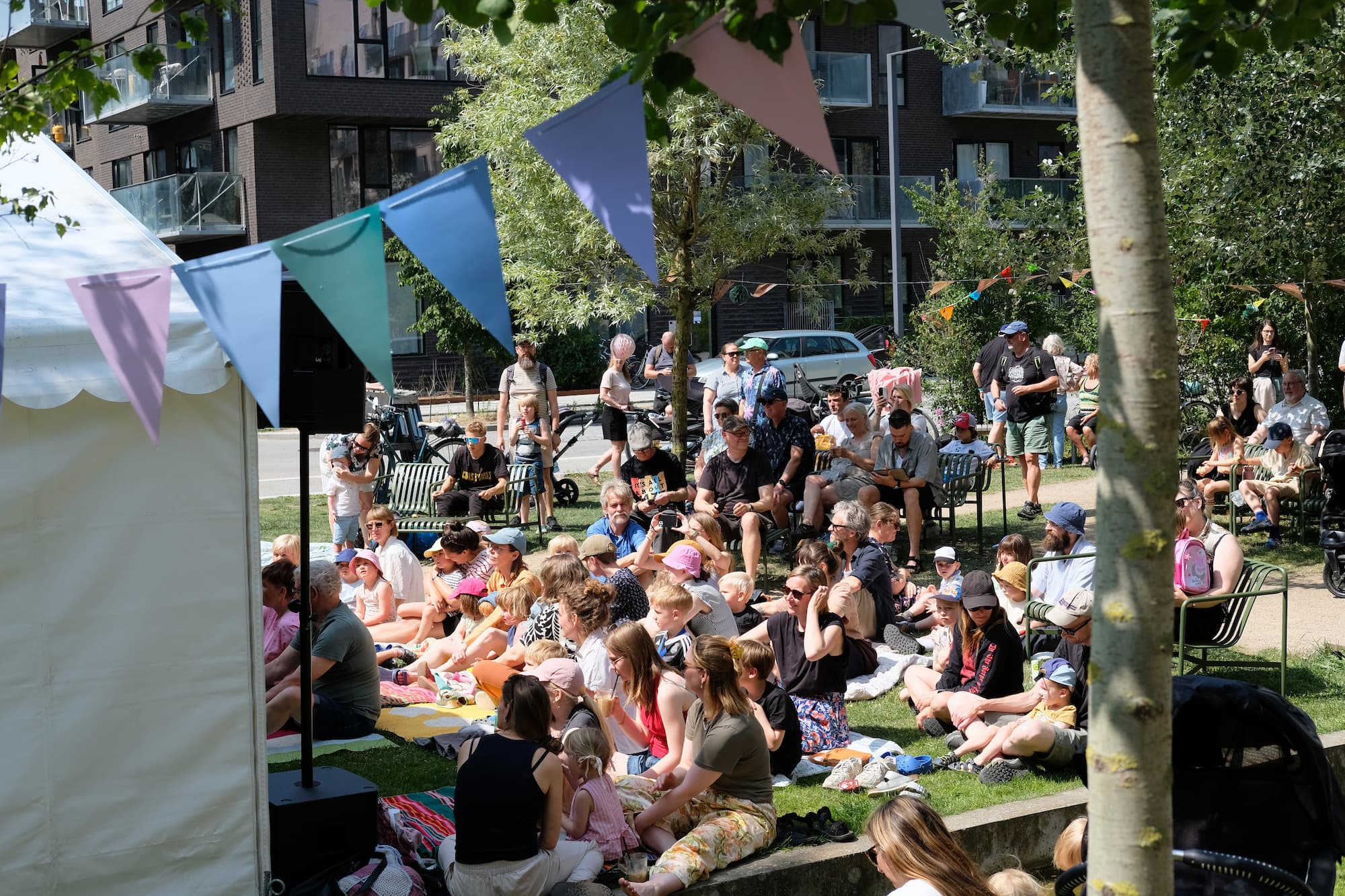 Jazz Out South i Ørestad Syd. Foto: Jakob Sørensen